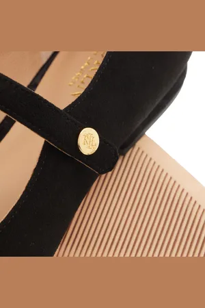 Ralph Lauren Moccassins, Londyn Mj Flats Mary Jane en