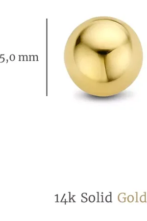 Isabel Bernard Bijouterie, Rivoli Coco 14 Karat Ear Studs With Sphere en