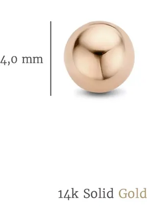 Isabel Bernard Bijouterie, La Concorde Aurore 14 Karat Ear Studs With Sphere en