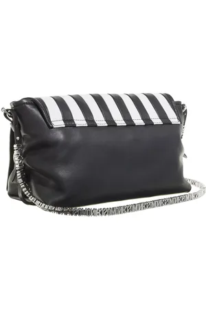 Moschino Petits sacs à main, Stripes Mini Lettering Shoulder Bag en