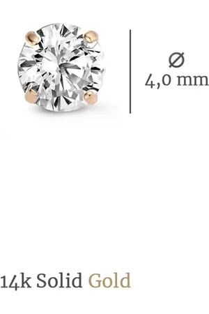 Isabel Bernard Bijouterie, La Concorde Cã©Lesse 14 Karat Ear Studs With Zirco en