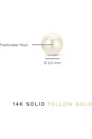 Isabel Bernard Bijouterie, Belleville Nova 14 karat ear studs en