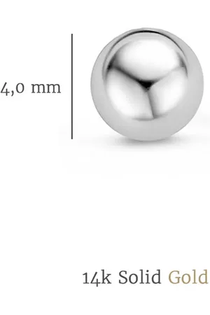Isabel Bernard Bijouterie, Saint Germain Finou 14 Karat Ear Studs With Sphere en