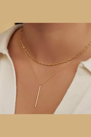 Isabel Bernard Bijouterie, Rivoli Lilou 14 karat necklace with twist en