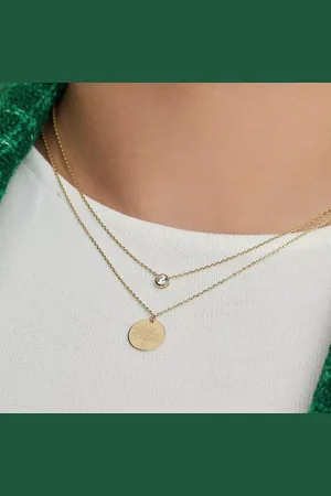 BELORO Bijouterie, Monte Napoleone Lucilla 9 karat necklace with zirc en
