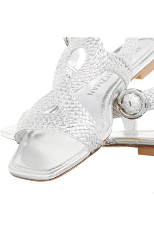 Stuart Weitzman Sandales, Wovette Flat Sandal en