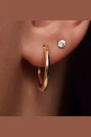 BELORO Bijouterie, La Rinascente Chiara 9 karat hoop earrings en