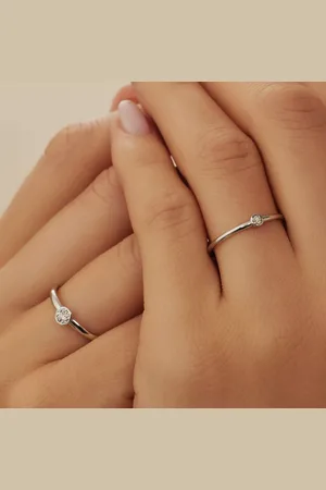 Isabel Bernard Bijouterie, De La Paix Inaya 585 Weißgold Ring en