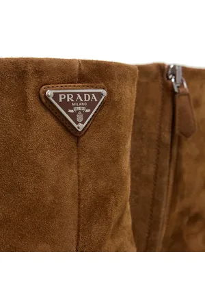 Prada Bottes & Bottines, Triangle Ankle Boot en