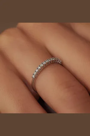 Isabel Bernard Bijouterie, De la Paix Madeline 585 Weißgold Ring en