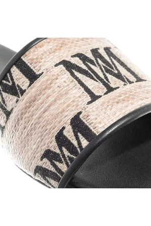Max Mara Mules & Slides, Logo Slide en
