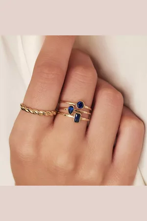 Isabel Bernard Bijouterie, Baguette Nila 585 Gold Ring en