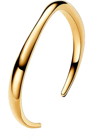 PANDORA Bijouterie, 14k -plated open bangle en
