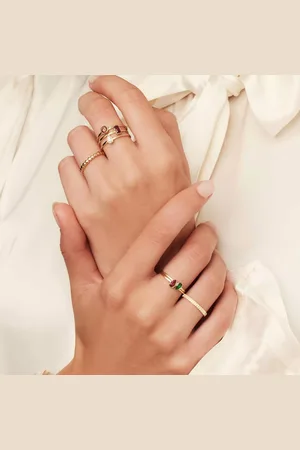 Isabel Bernard Bijouterie, Baguette Roux 585 Ring en