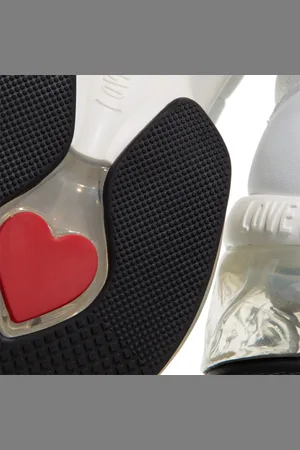 Moschino Sneakers, Crystal Love Sneakers Donna en