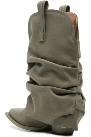 R13 Bottes & Bottines, Low Rider Slouchy Cowbody Boots en