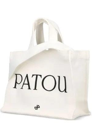 Patou Sacs à main, Cream White Small Bag With Logo en