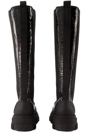 Ganni Bottes & Bottines, Cleated High Chelsea Boots