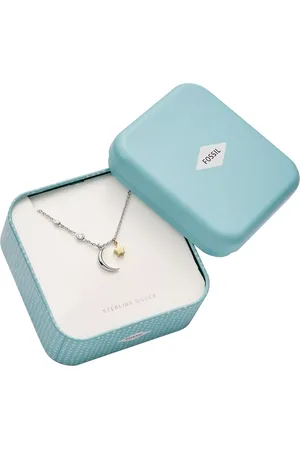 Fossil Bijouterie, Elliott Star And Crescent Moon Necklace Sterling en