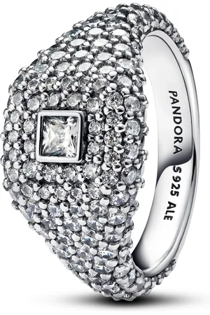 PANDORA Bijouterie, Pavé-Quadrat Cocktailring en
