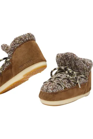 Moon Boot Bottes & Bottines, Moon Boot Icon Pumps Boots Bruin Pumps Wool 001 Si en