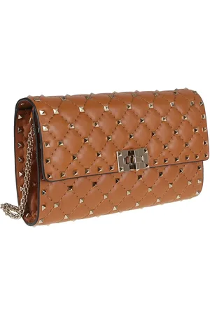 VALENTINO Sacs bandoulière, Rockstud Spike Lamb Nappa Shoulder Bag en