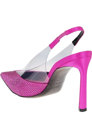 Sergio Rossi Sandales, Evangelie Slingback Sandals Pink & Purple en