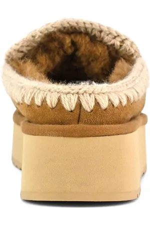 Mou Sandales, Pantoffels Cognac Mu.fw681004a en
