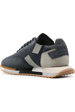 Ghoud Sneakers, sneakers blauw glinsters en