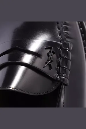 Saint Laurent Moccassins, Loafer Monogram Penny Slipper en