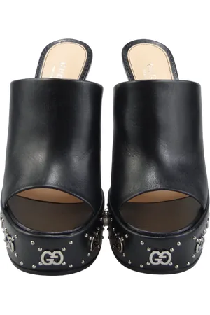 Gucci Escarpins, Sandalo Slider nero In Pelle en