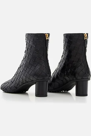 Bottega Veneta Bottes & Bottines, 55Mm Atomic Kitten Nappa Opaque Weave Ankle Boot en