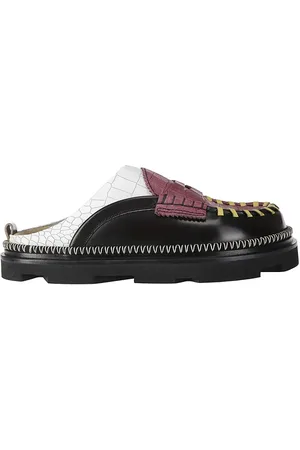 Colville Mules & Slides, Bold Chunky Leather Piece en