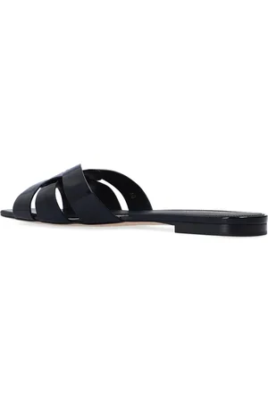 Saint Laurent Mules & Slides, Tribute Leather Slides en