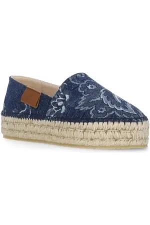 Etro Denim Jacquard Espadrillas en
