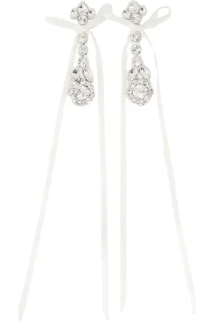 Simone Rocha Bijouterie, Victorian Bow Ribbon Drip Earrings