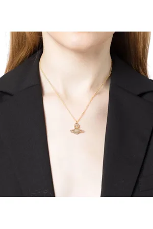 Vivienne Westwood Bijouterie, Carmela Bas Relief Pendant Gold/ en