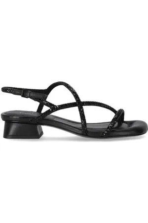 Ash Sandales, Isla Black Mid-Heeled Sandal en