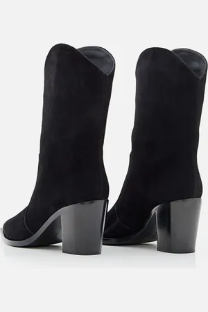 Gianvito Rossi Bottes & Bottines, Denver Suede Texan Boots en