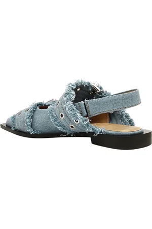 Ganni Espadrilles, schoenen denim en