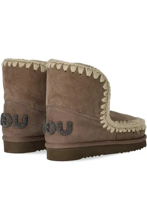Mou Bottes & Bottines, ESKIMO 18 GLITTER LOGO ELEPHANT GREY STIEFELET en