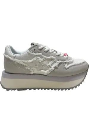 sun68 Sneakers, Sneakers Bianco Panna en