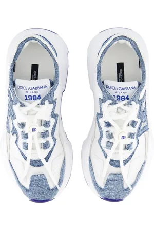 Dolce & Gabbana Sneakers, Dames Daymaster Sneakers Wit/Jeans en