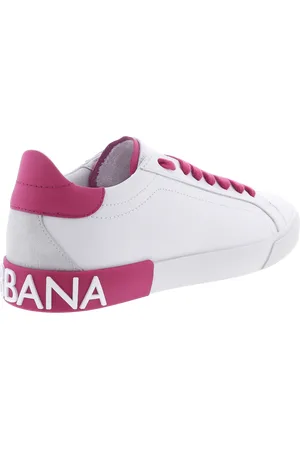 Dolce & Gabbana Sneakers, Dames Portofino Vintage Sneaker Wit en