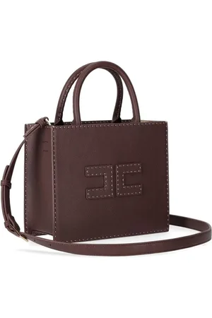 Elisabetta Franchi Sacs bandoulière, Cacao Handbag Brown en