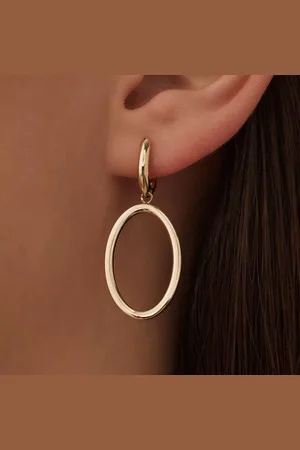 Isabel Bernard Bijouterie, Aidee Annette 14 karat link drop earrings en
