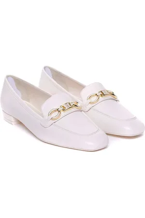Stuart Weitzman Moccassins, Signature Square Leather Loafers en