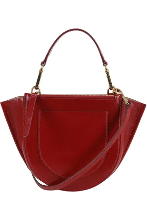 Wandler Sacs à main, Hortensia Mini Rounded Handbag In Dark Red Calfski en
