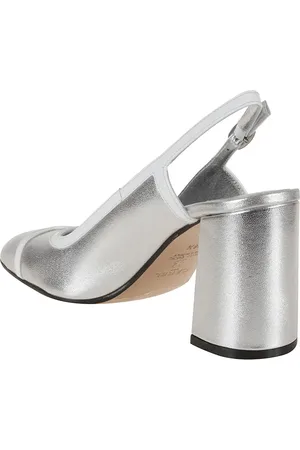 Carel Escarpins, Mary Jane Alizee In Silver en