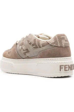 Fendi Sneakers, Chunky Platform Lace-Up Sneakers en
